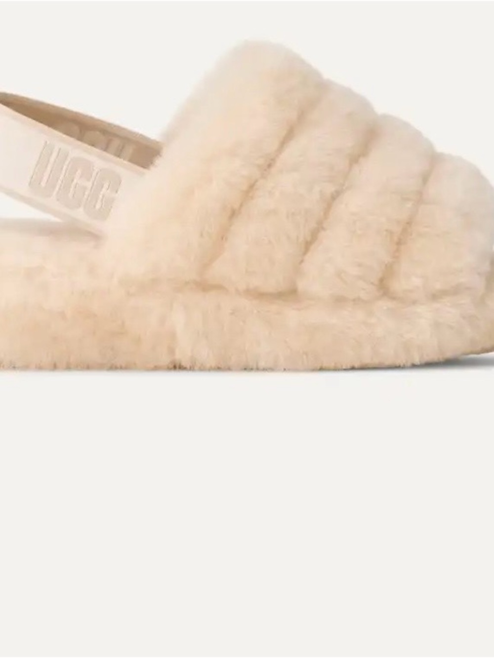 UGG fluff yea slides